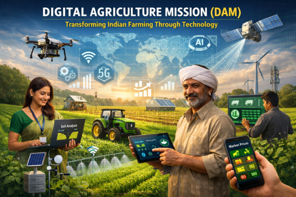 Digital Agriculture Mission (DAM): Transforming Indian Farming Through Technology